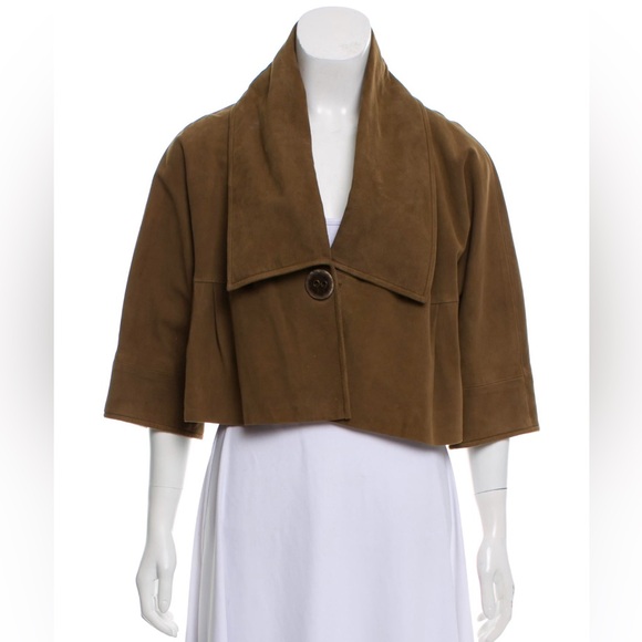 Worth Jackets & Blazers - EUC 💜 WORTH cropped leather jacket